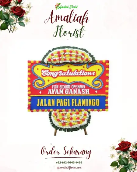 Sewa Papan Bunga Bener Kelipah